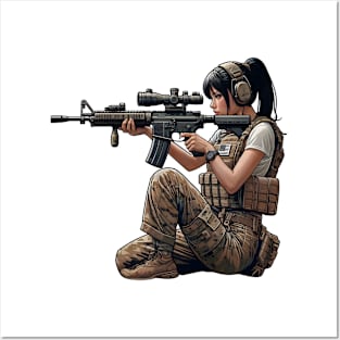 Tactical Girl Posters and Art